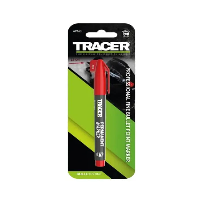 Tracer APM1 Bullet Point Permanent Marker - Red