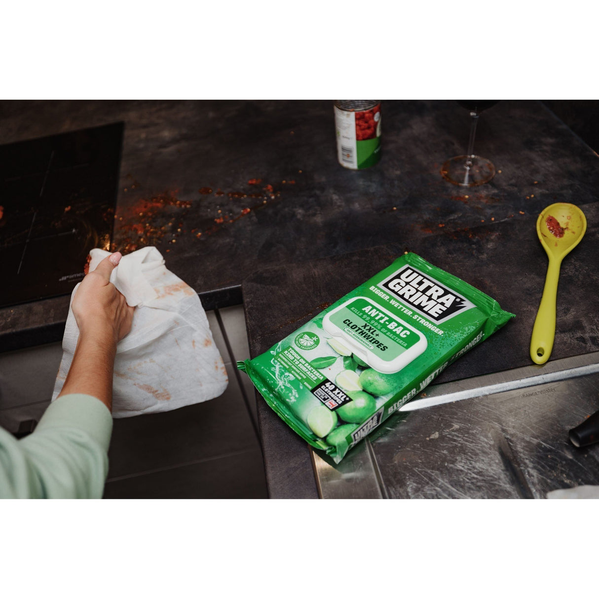 UltraGrime Life Anti-Bacterial Clothwipes 40pk