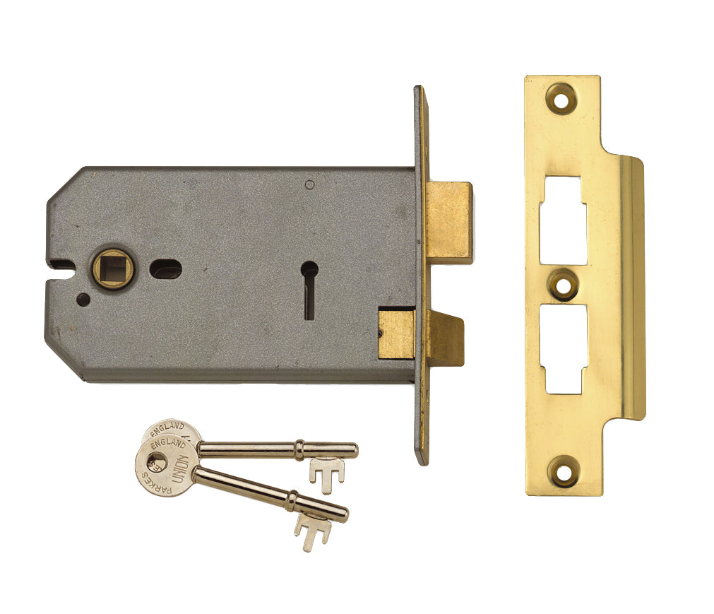 Union 3 lever Horizontal Mortice Lock