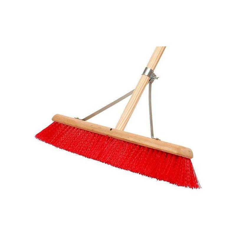 Varian Stiff Synthetic Handled & Stay - Red - 24″ / 610mm