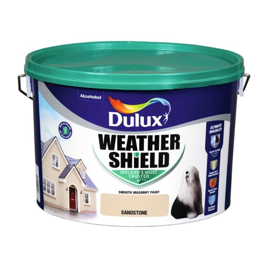 Dulux Weathershield Sandstone Masonry Paint - 10L