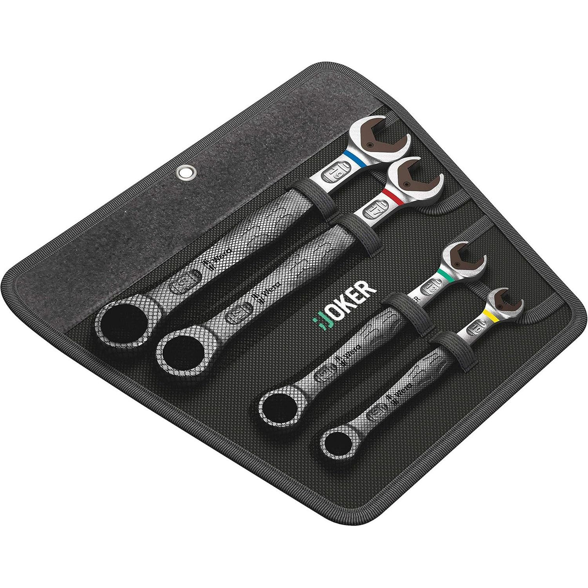 Wera Joker Combi Ratchet Spanner Set of 4 in a Roll