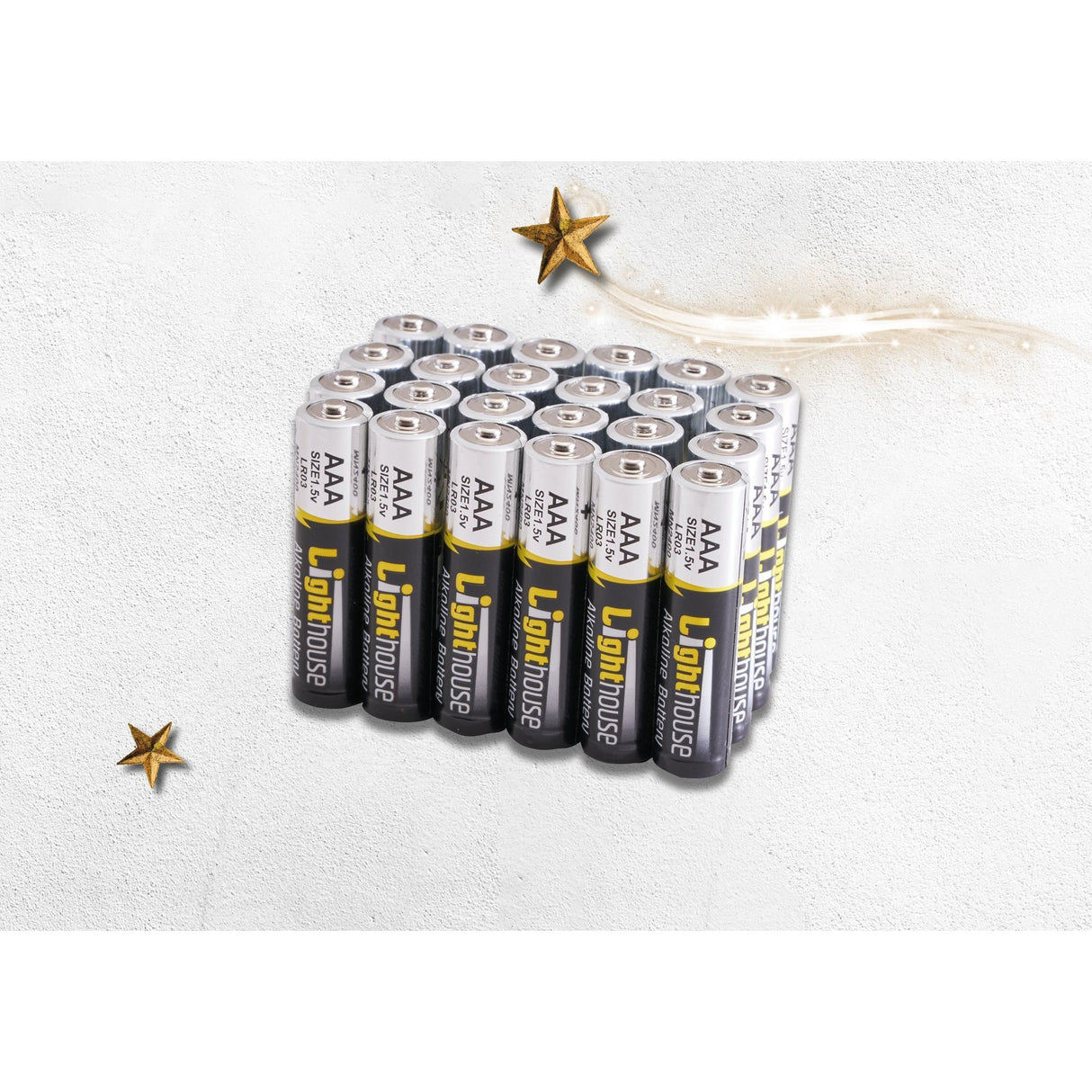Lighthouse AAA Alkaline Batteries 24 Pack