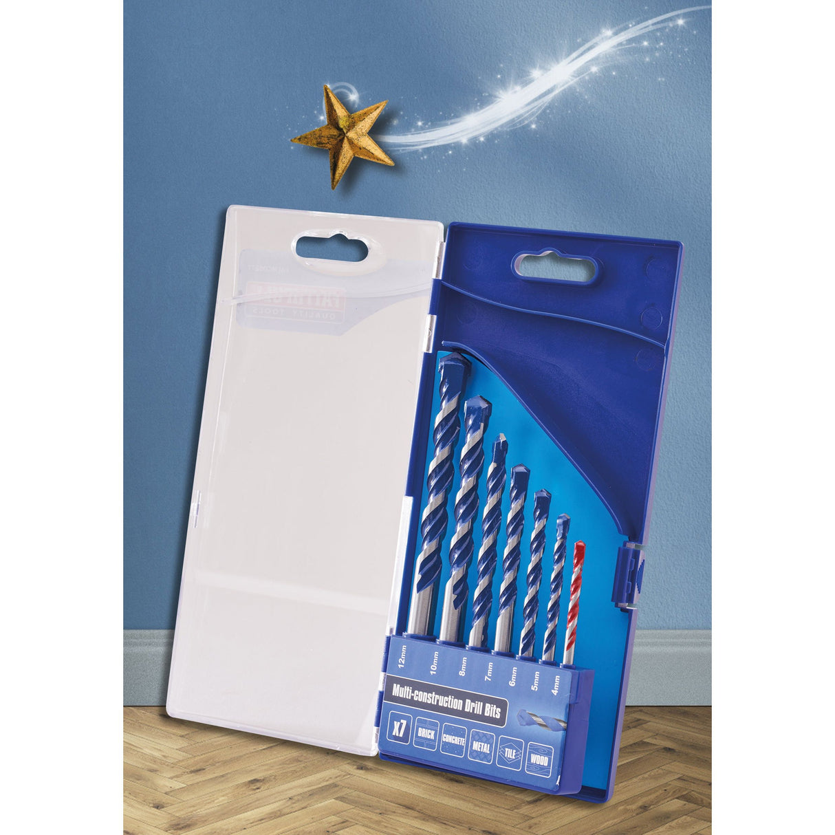 Faithfull 7 Piece Multi-Construction Drill Bit Set