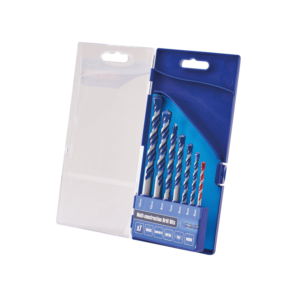 Faithfull 7 Piece Multi-Construction Drill Bit Set