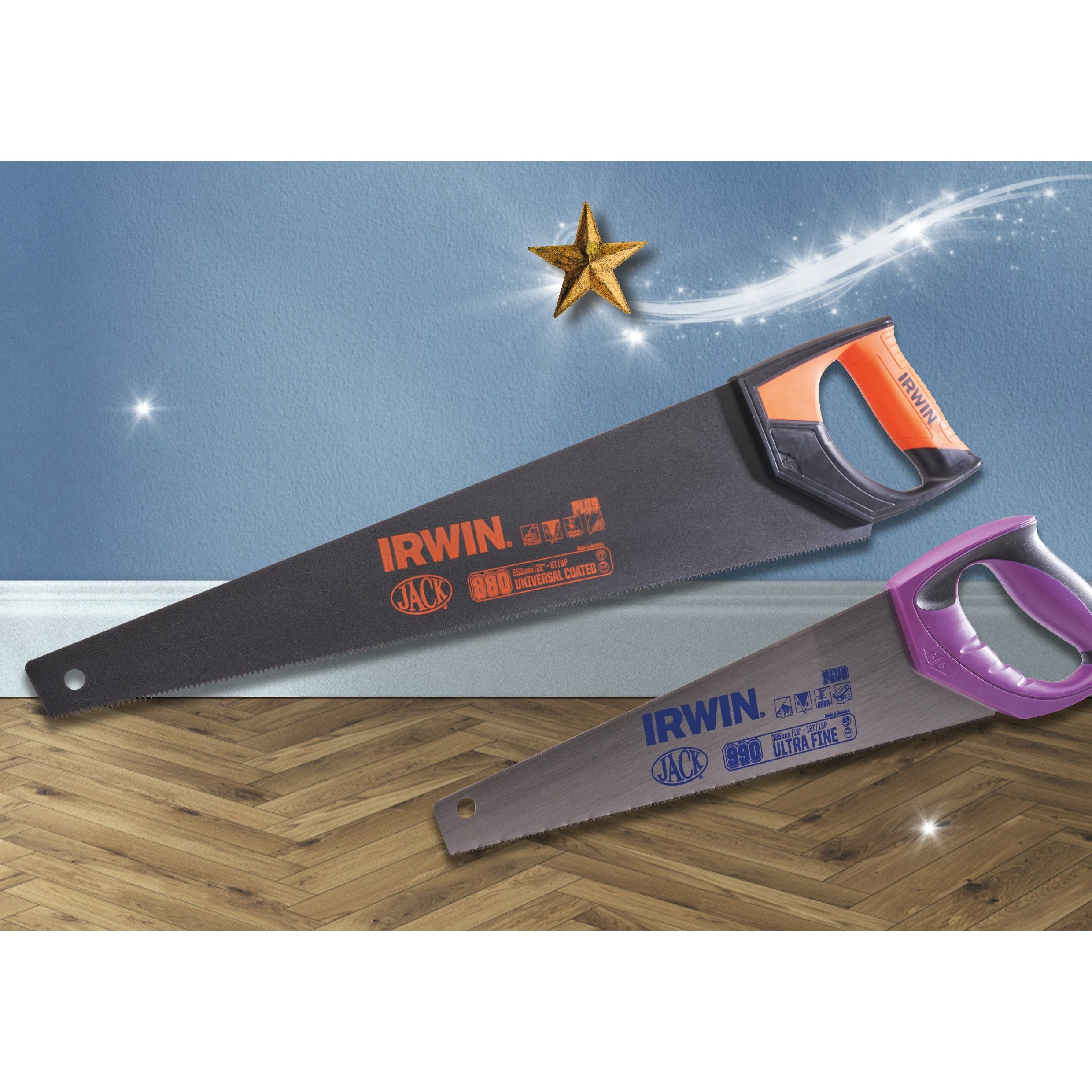 IRWIN Jack 880 Coated Saw with Toolbox Saw