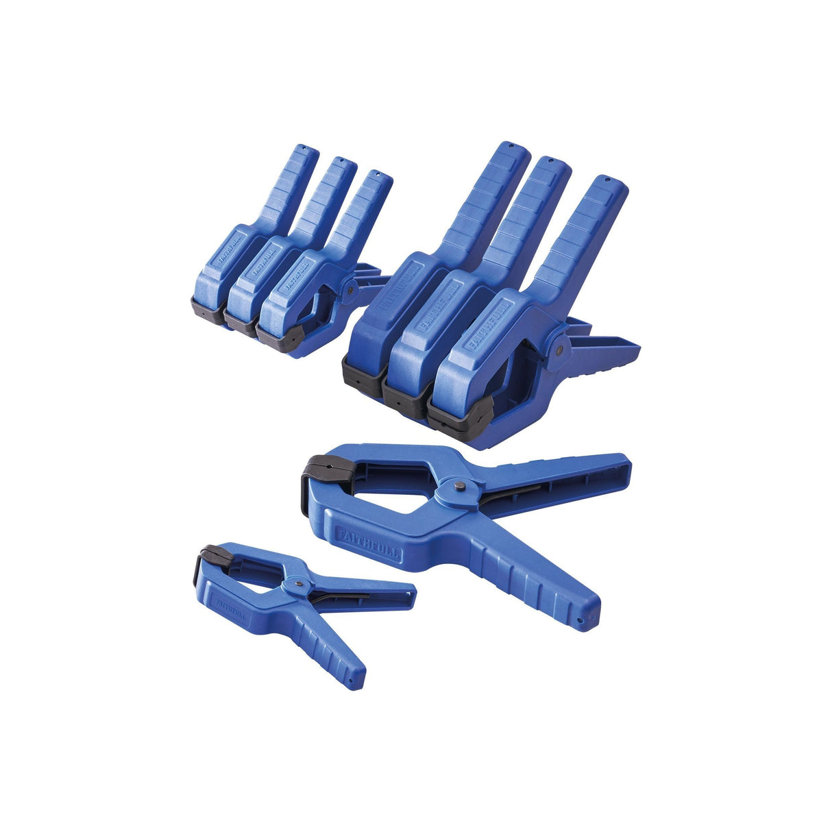 Faithfull 8 Piece Spring Clamp Set
