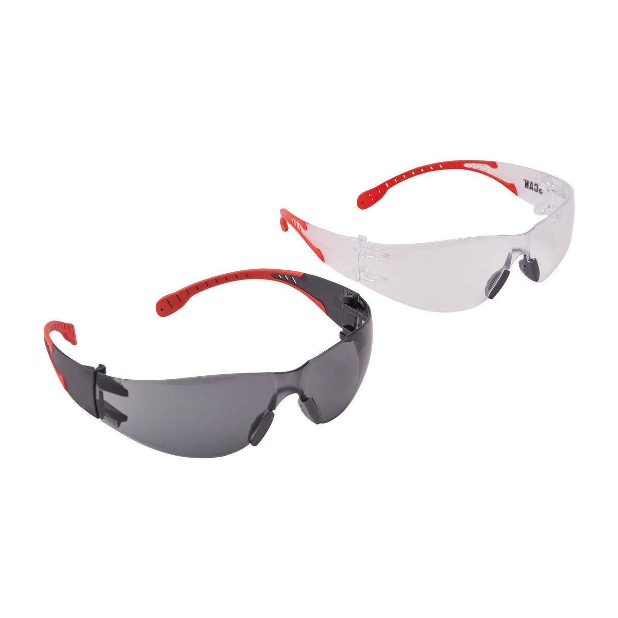 Scan Flexi Spec Safety Glasses Twin Pack