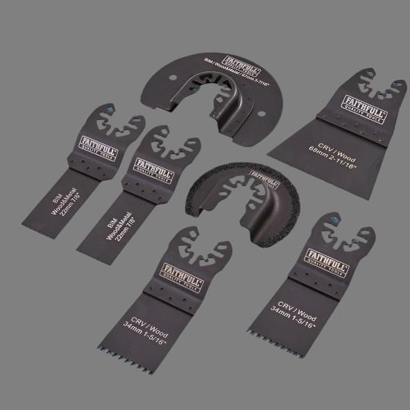 Faithfull 7 Piece Multi-Tool Blade Set
