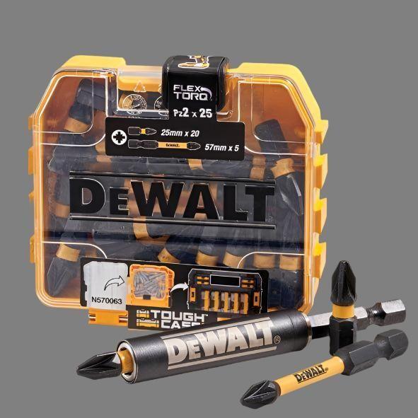 DeWALT 25 Piece PZ2 FlexTorq Impact Bit Set