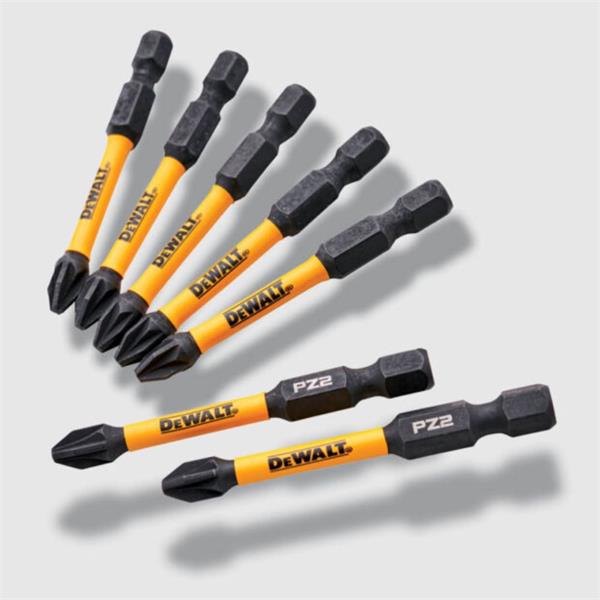 DeWalt 5+2 PZ2 Screwdriver Bit Pack