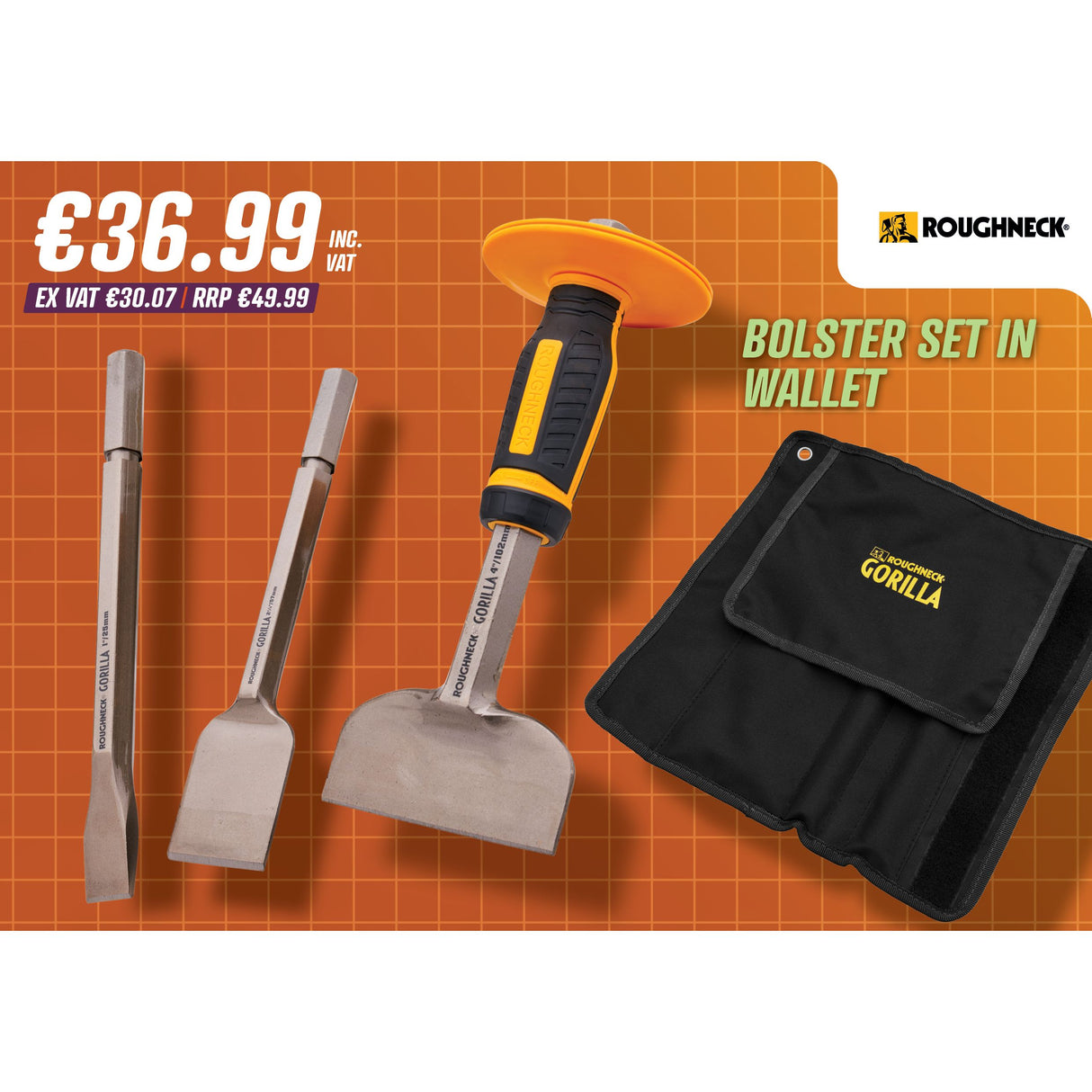 Roughneck Bolster Set In Wallet