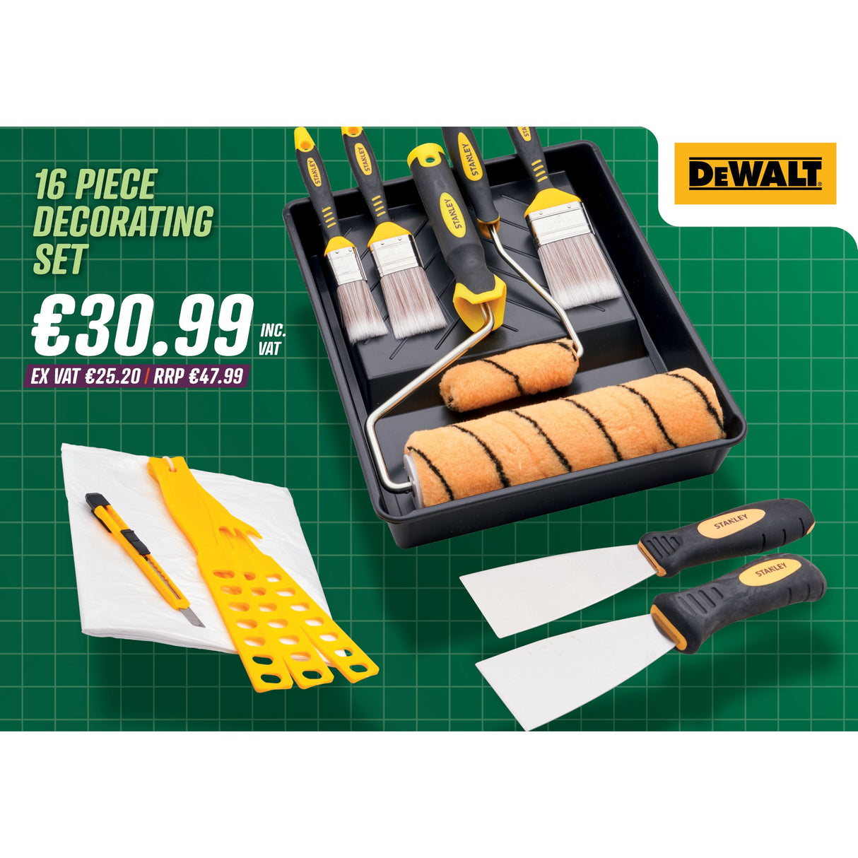 Stanley 16 Piece Decorating Set
