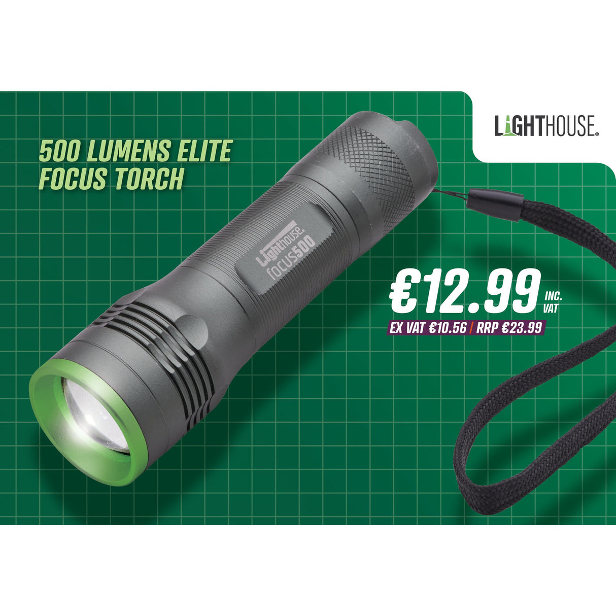 Lighthouse 500 Lumens Elite Focus Torch