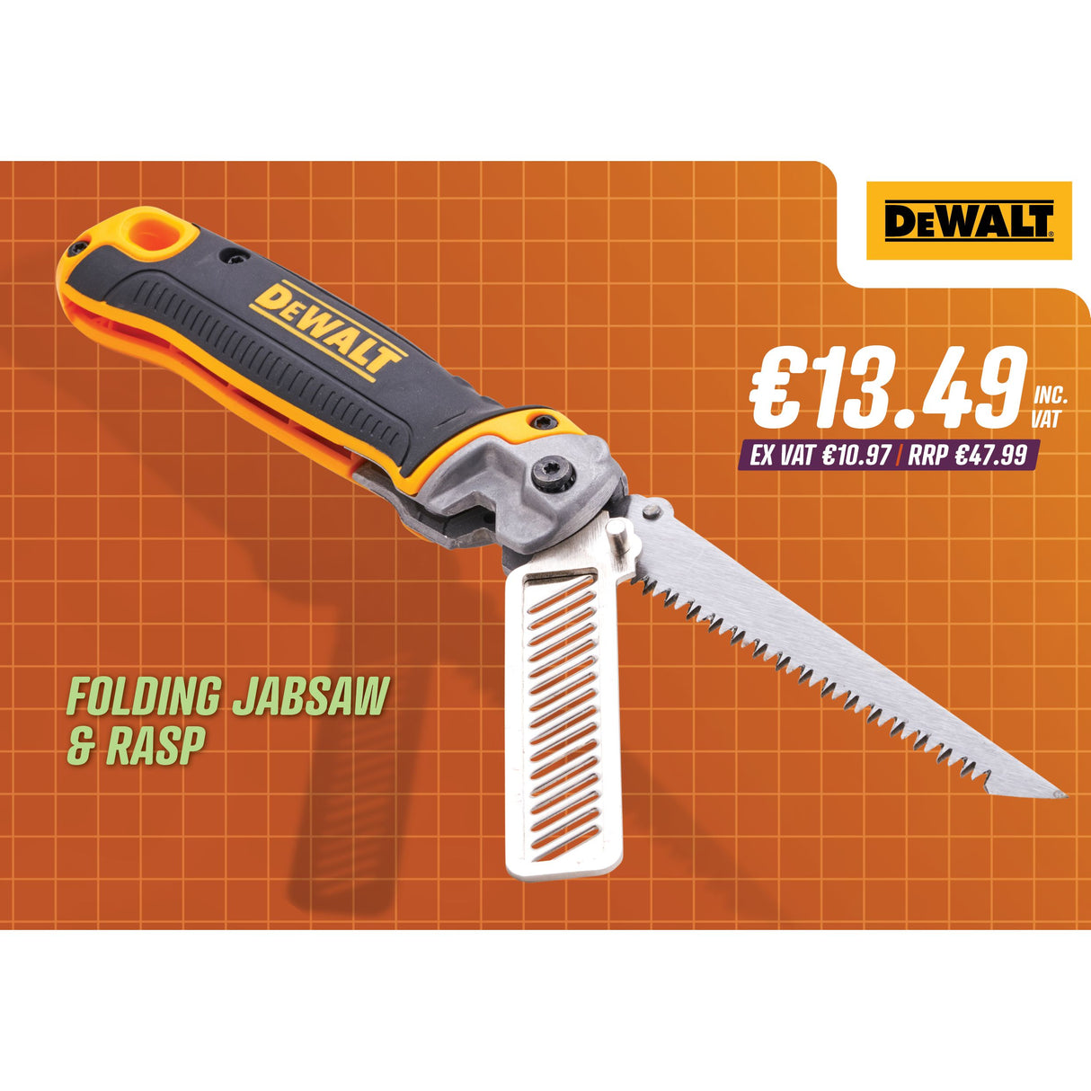 DeWalt Folding Jabsaw & Rasp