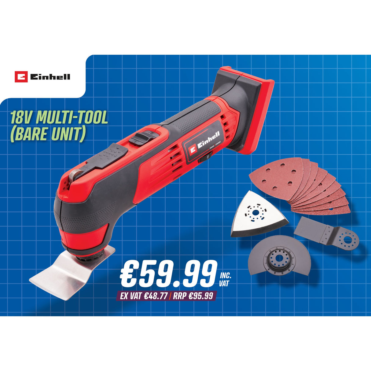 Einhell 18V Multi-Tool (Bare Unit)
