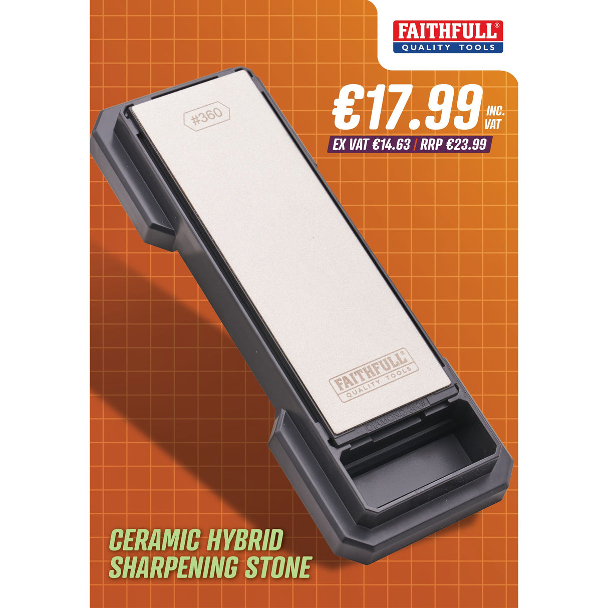 Faithfull Ceramic Hybrid Sharpening Stone