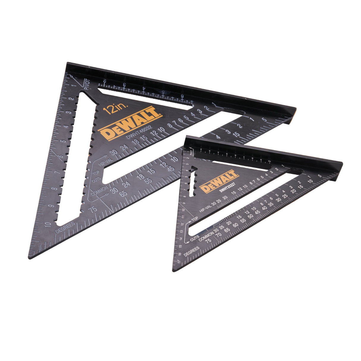 DeWalt 175mm (7") & 300mm (12") Rafter Square Twin Pack