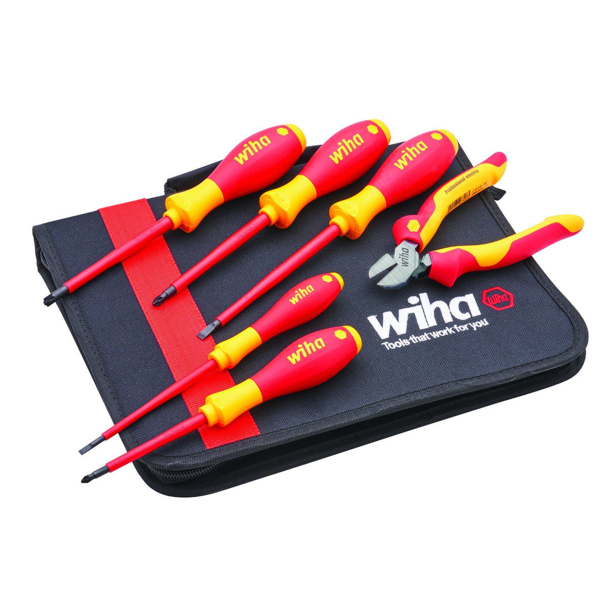 Wiha Electrician's VDE Screwdriver & Plier Set