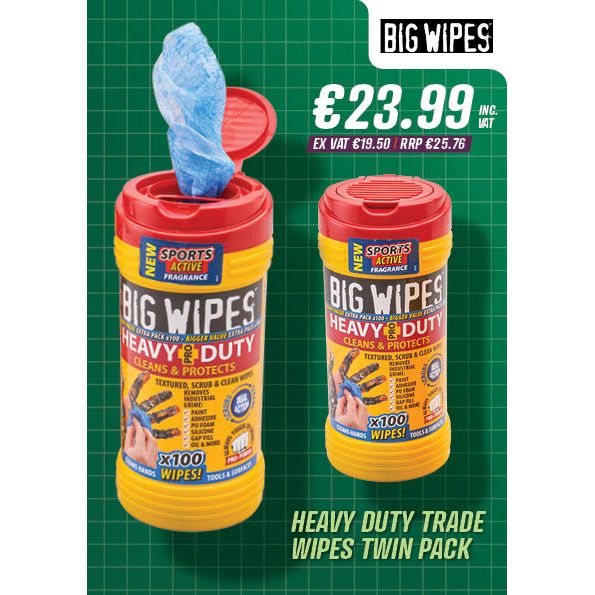 Big Wipes Heavy Duty Trade Wipes Twin Pack