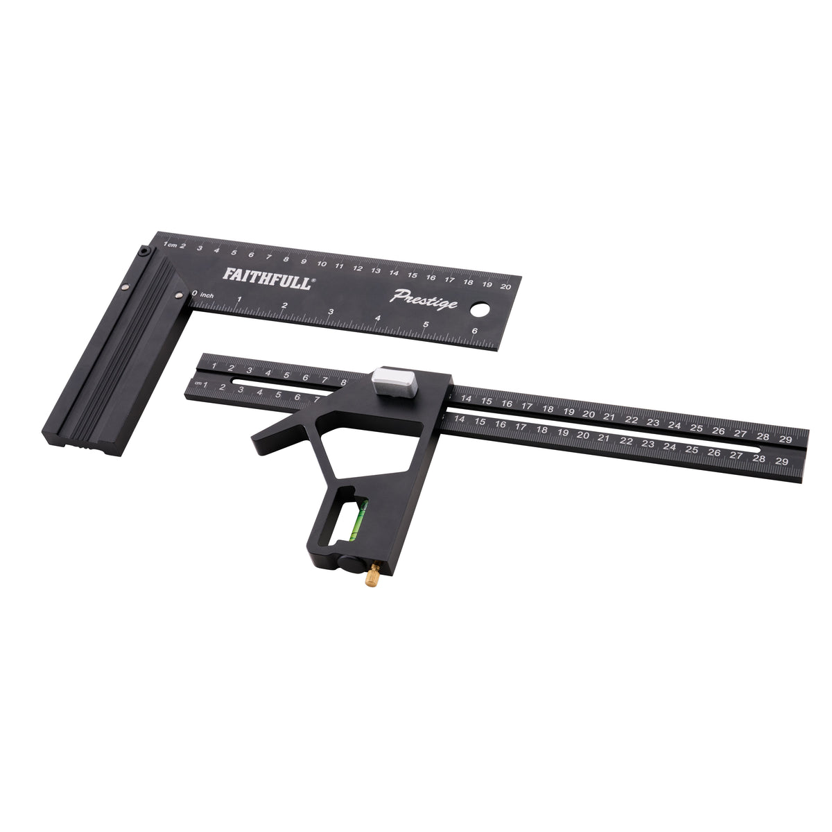 Faithfull Combination & Try Square Set | 200mm (8in)
