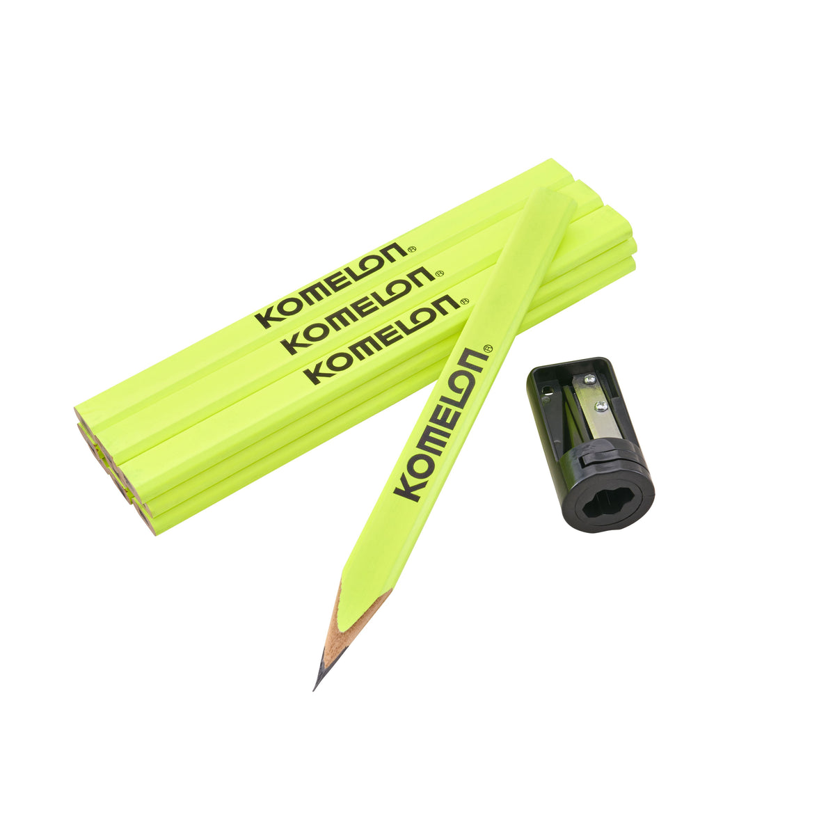 Komelon Carpenters Pencils & Sharpener Set