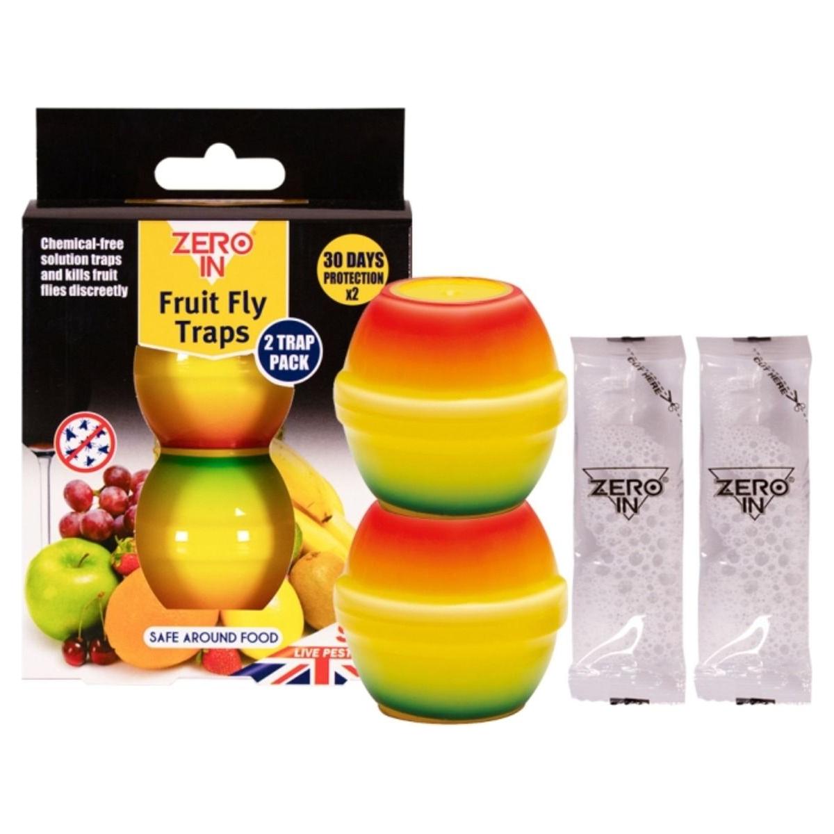 Zero In Fruit Fly Trap Twinpack