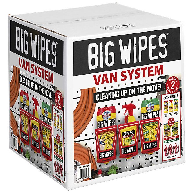 Big Wipes Van System 8 Piece Set