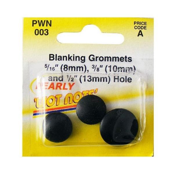 Wot-Nots Blanking Grommets - 8mm,10mm & 13mm