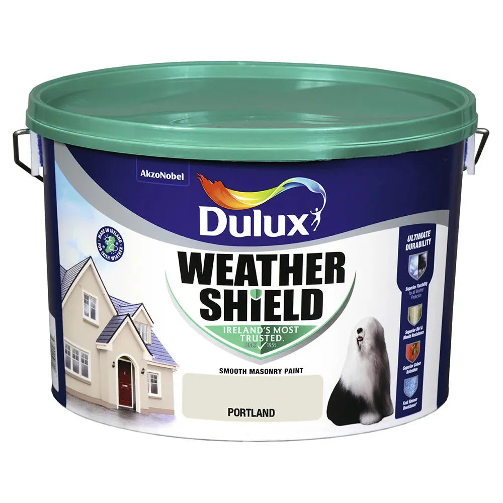 Dulux Weathershield Portland Masonry Paint - 10L