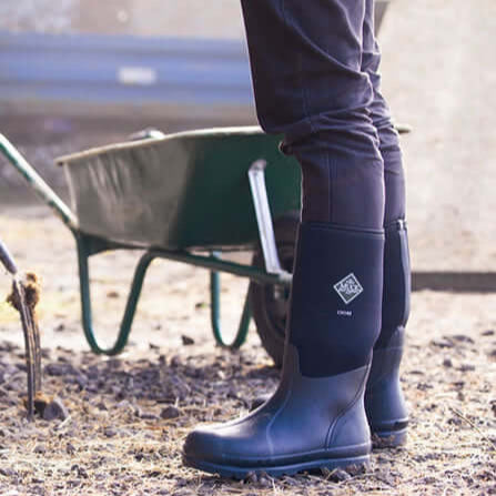 Muck Boot Chore Hi Wellingtons | Black