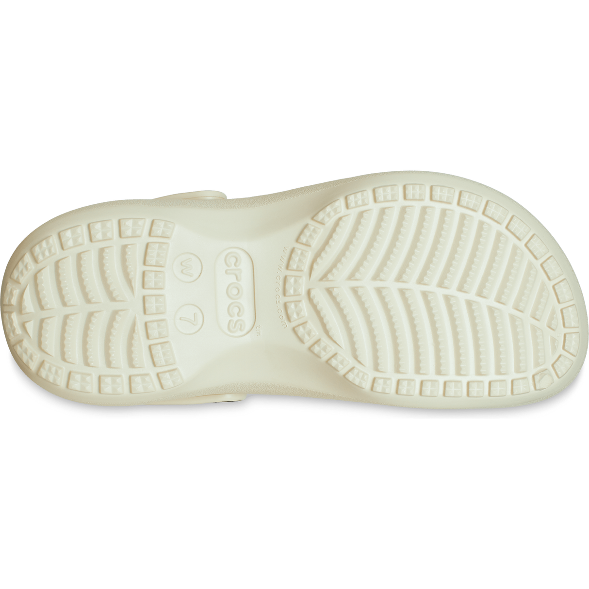 Crocs Women's Classic Platform Clog Bone