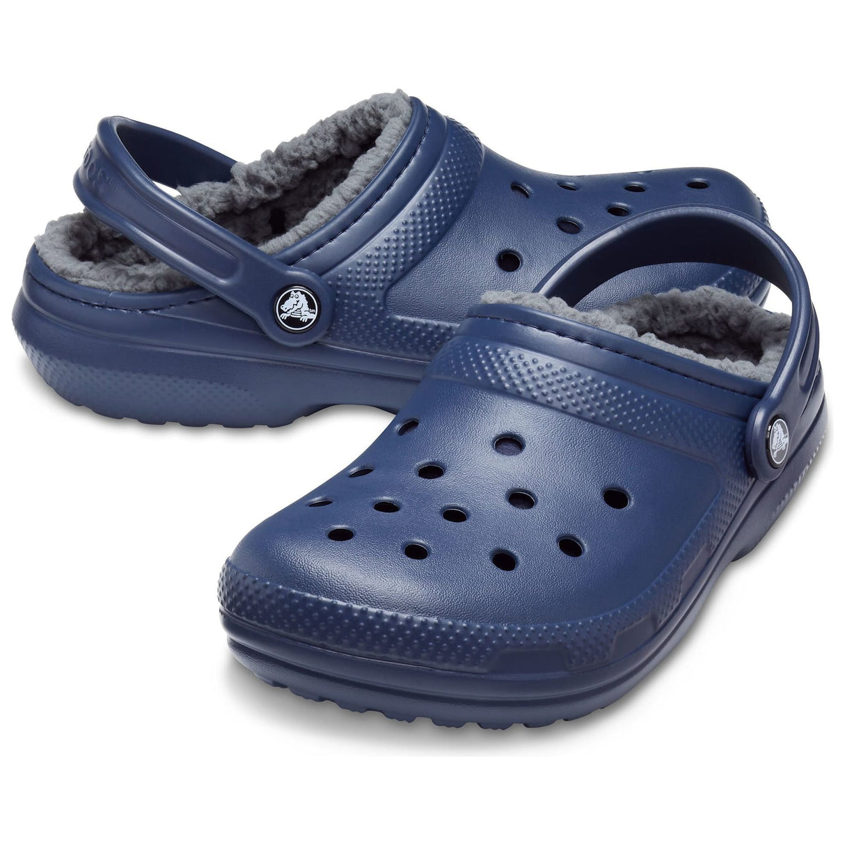 Crocs Classic Lined Clog Navy/Charcoal