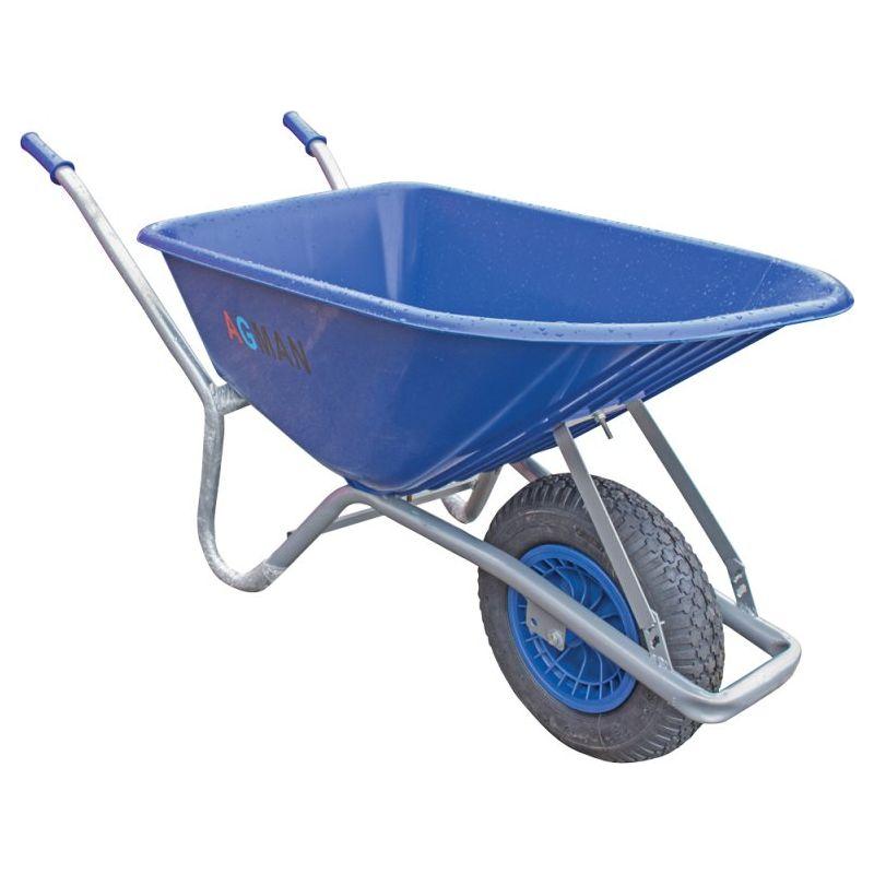 100L Blue PVC Wheelbarrow TedJohnsons.ie Ted Johnsons