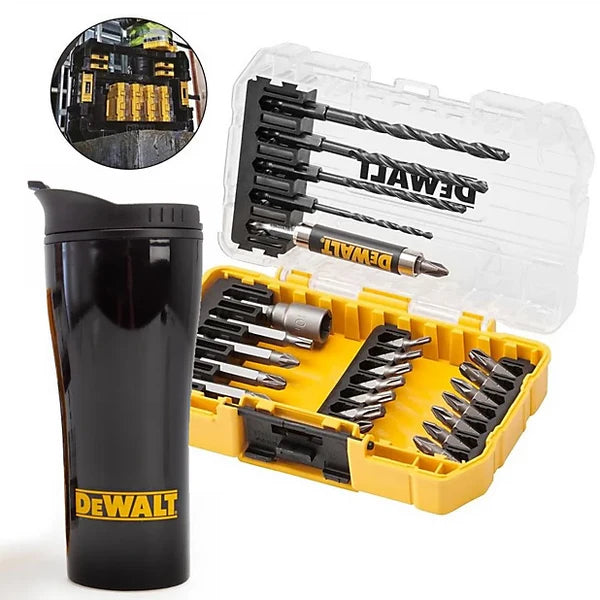 DeWalt 32 Piece FlexTorq Bit Set & Travel Mug