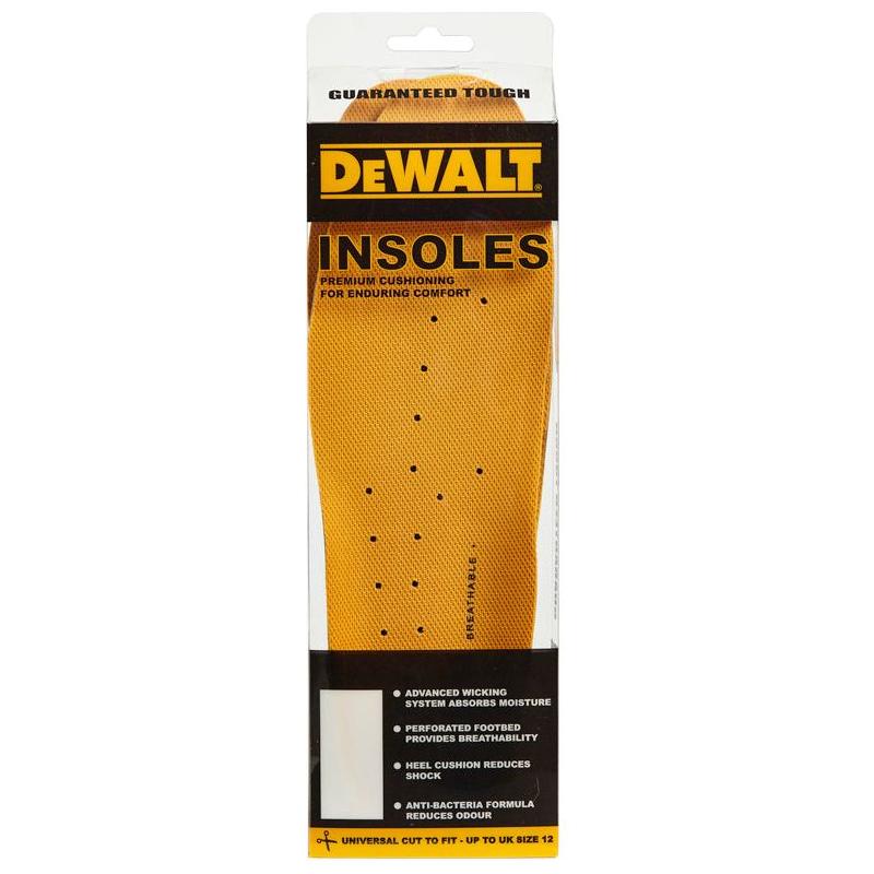 DeWalt PU Comfort Insoles - Yellow