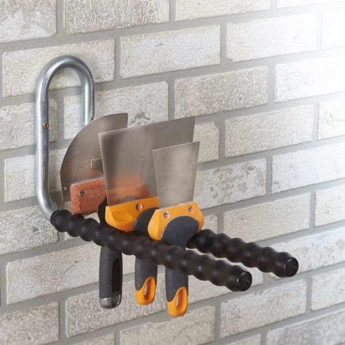 Mottez Double Hook straight 400x20mm | Black 50kg