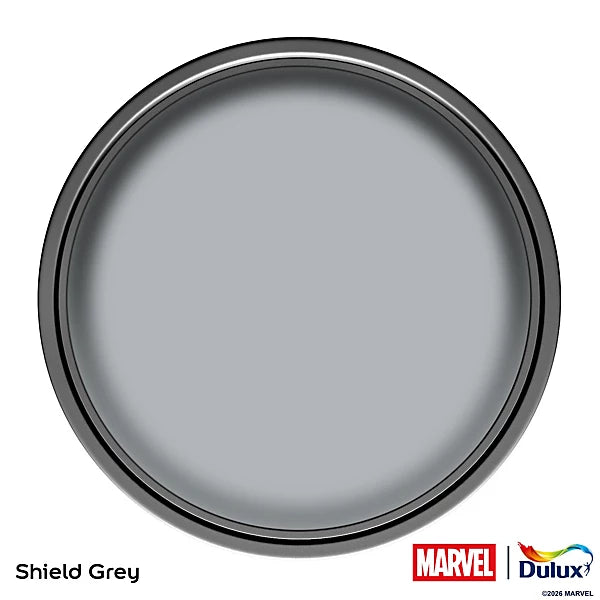 Dulux Easycare Disney Marvel Captain America Shield Grey Matt Wall & Ceiling Paint | 2.5L