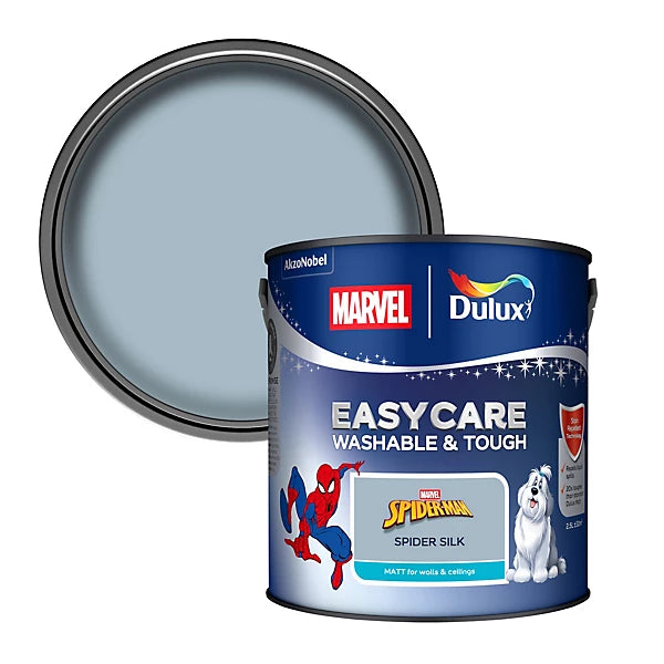 Dulux Easycare Disney MARVEL Spider-Man Spider Silk Matt Wall & Ceiling Paint | 2.5L