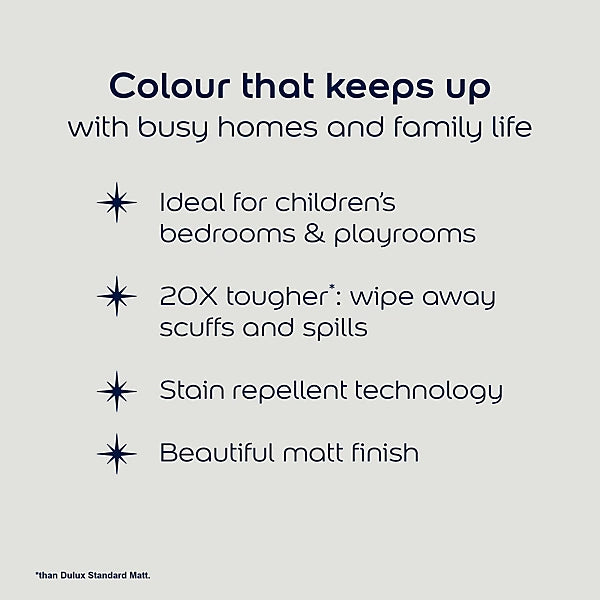 Dulux Easycare Disney Pixar Buzz Galactic Grey Matt Wall & Ceiling Paint | 2.5L