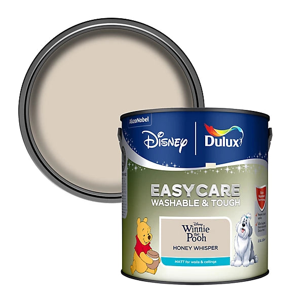 Dulux Easycare Disney Winnie The Pooh Honey Whisper Matt Wall & Ceiling Paint | 2.5L