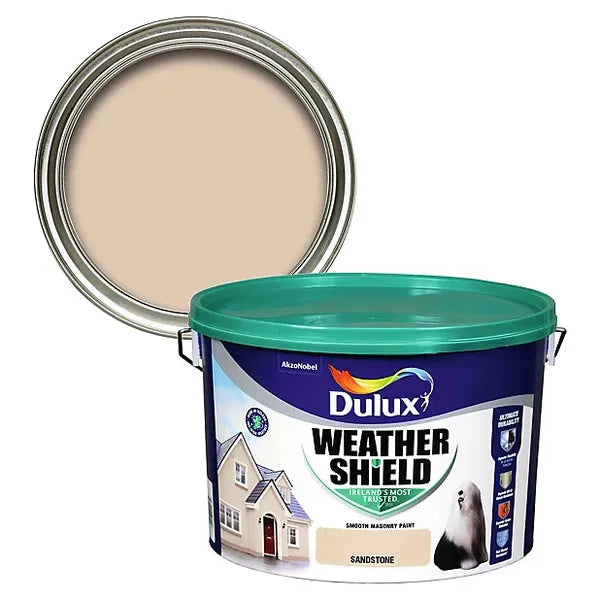 Dulux Weathershield Sandstone Masonry Paint - 10L