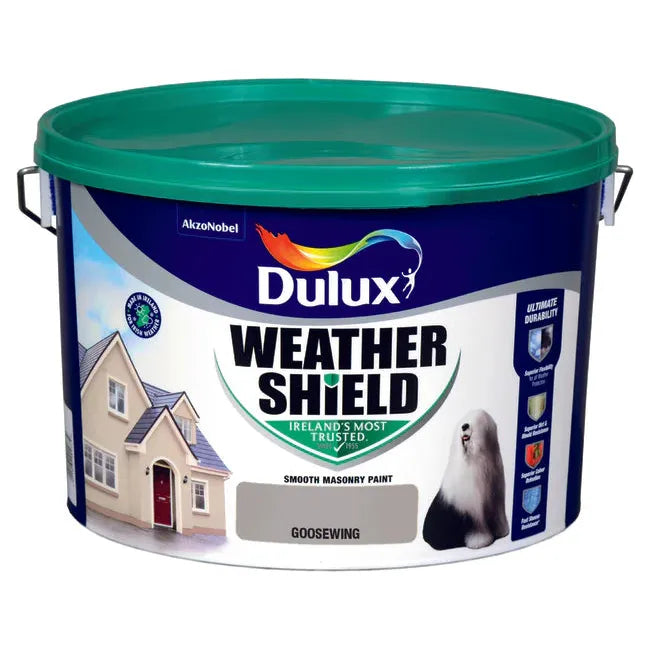 Dulux Weathershield Goosewing Masonry Paint - 10L