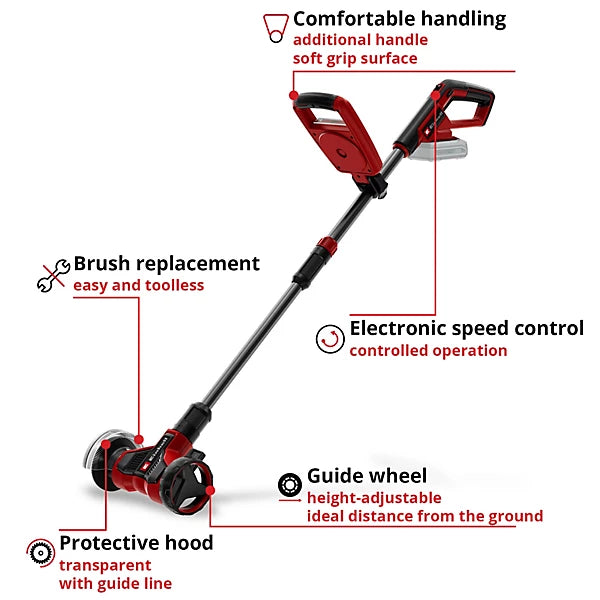 Einhell GC-CC 18 Li-Solo Li-Ion Power X-Change Cordless Grout Scraper | Bare