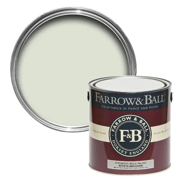 Farrow & Ball Pavilion Blue Paint 252