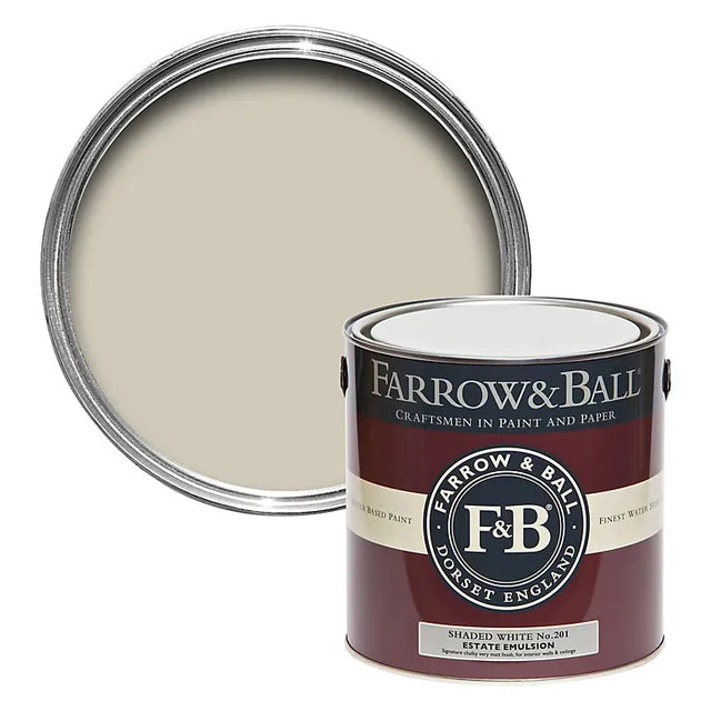 Farrow & Ball Shaded White Paint 201