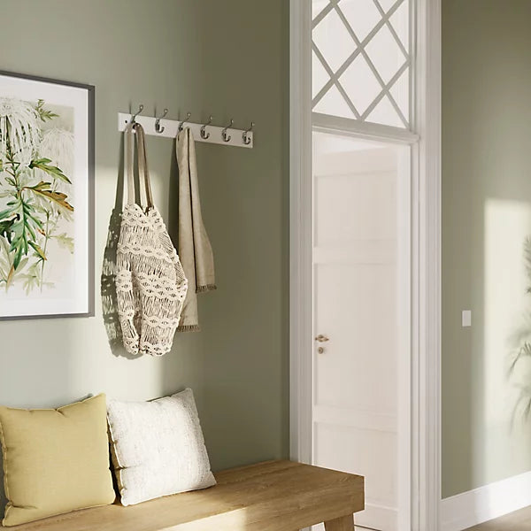 Headbourne Hat & Coat Hook Rail | White Board