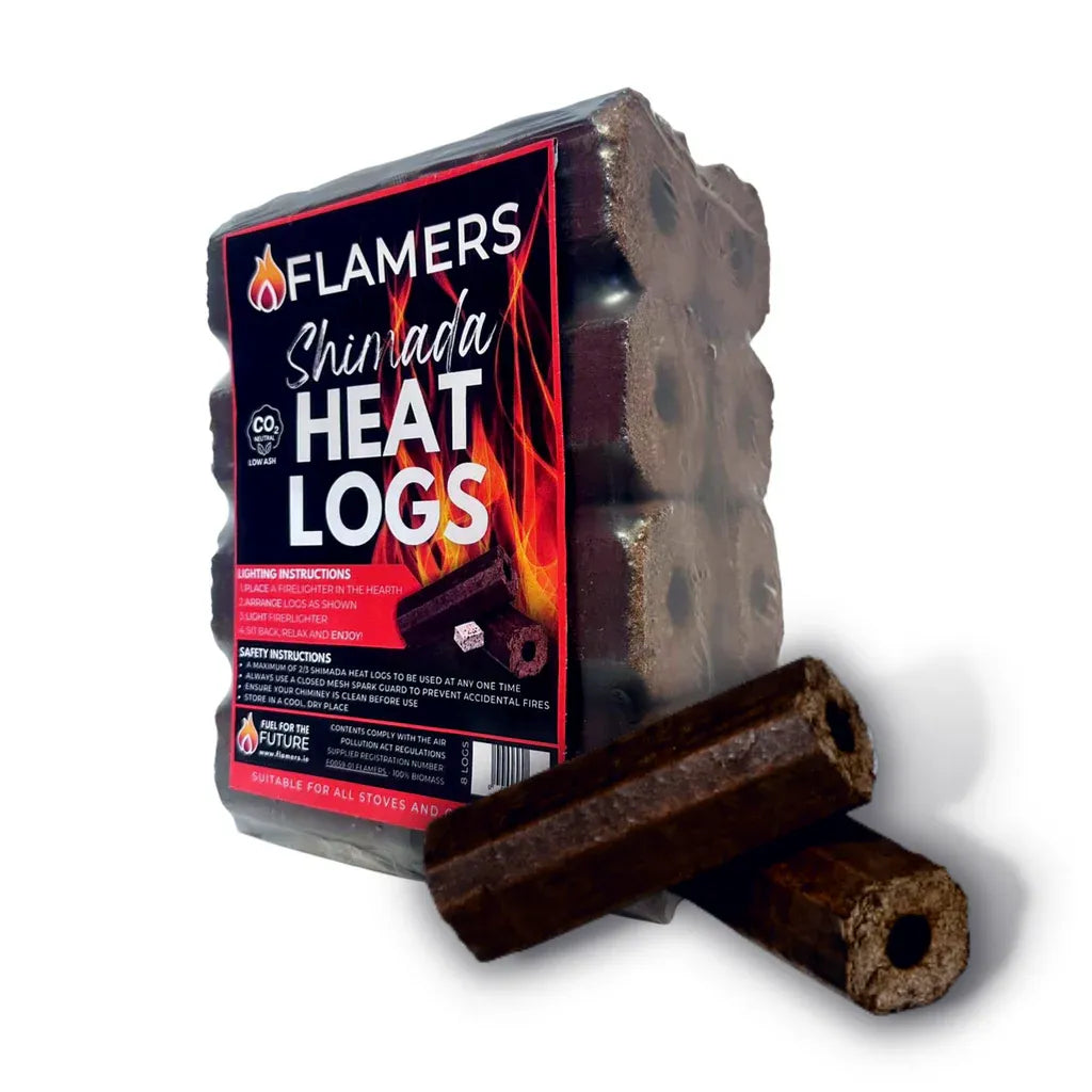 Flamers Shimada Heat Logs - Pack of 12