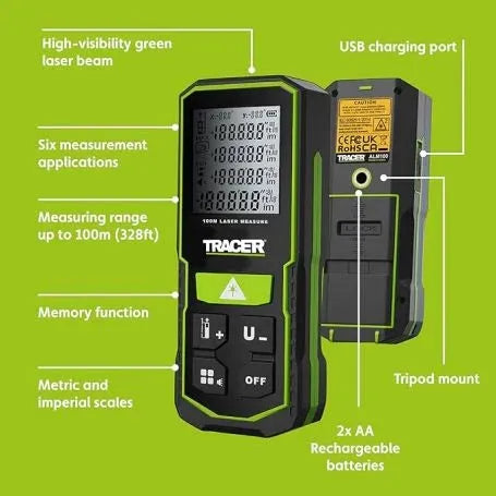Tracer Lazer Distance Measure 100M
