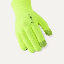 Sealskinz Anmer Waterproof All Weather Ultra Grip Glove - Neon Yellow